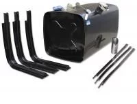 Бак топливный в сборе 170л. 950*400*490 (дл*выс*шир) с топливозаборником, низкая горловина, полуоборотная крышка / КМЗ - фото