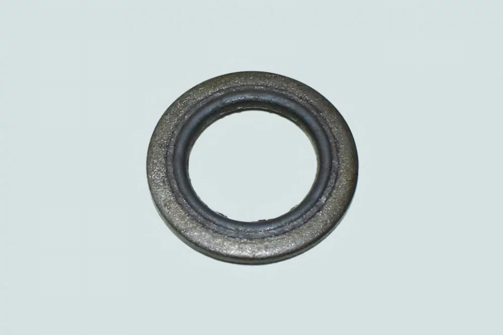 фото шайба уплотнительная болта штуцера трубки слива топлива резино-металлическая (isle) dcec 3957427 3963990 